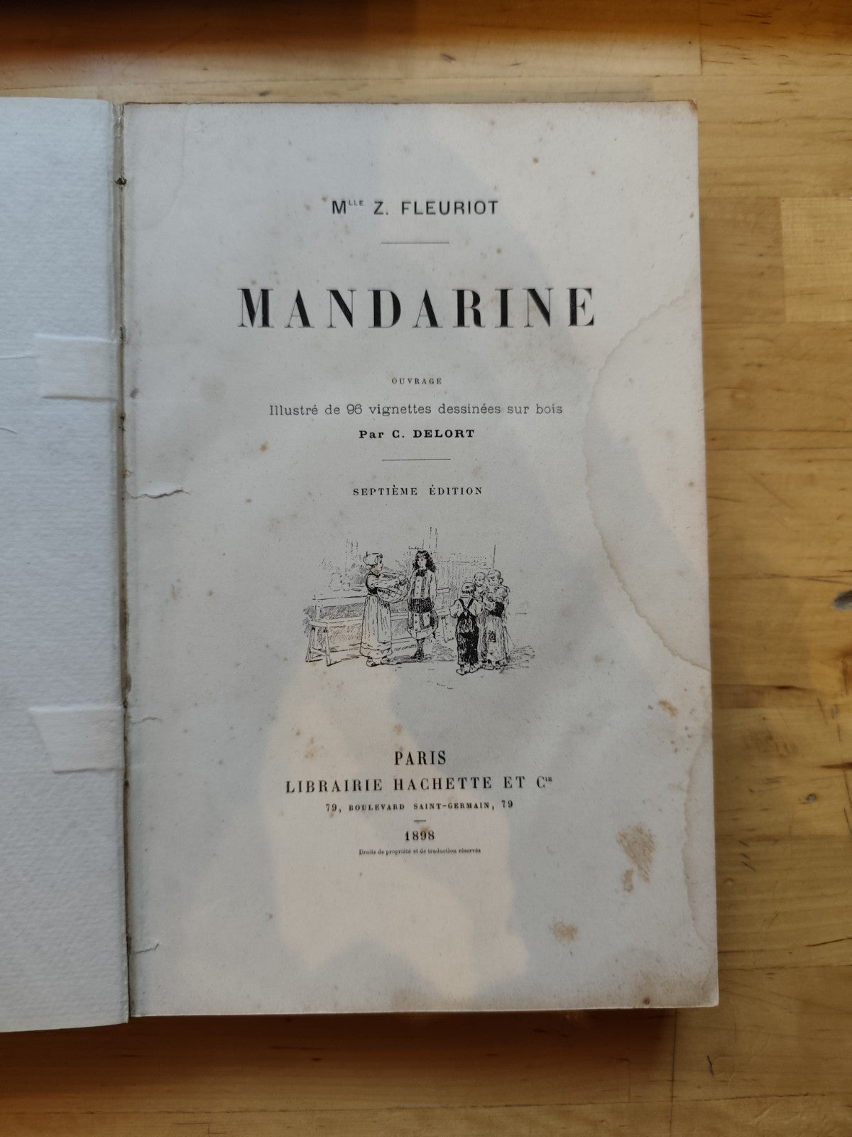 Mandarine Mlle Zenaide Fleuriot 1898 - Hachette Librairie
