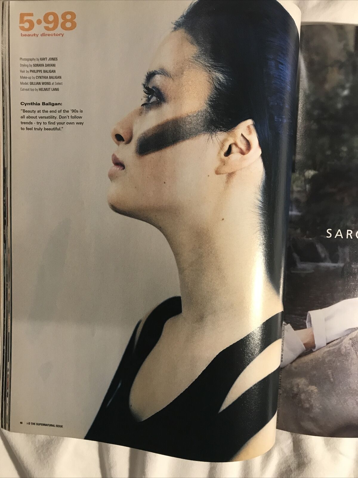 i-D Magazine no. 175 May 1998. KIRSTEN OWEN COVER