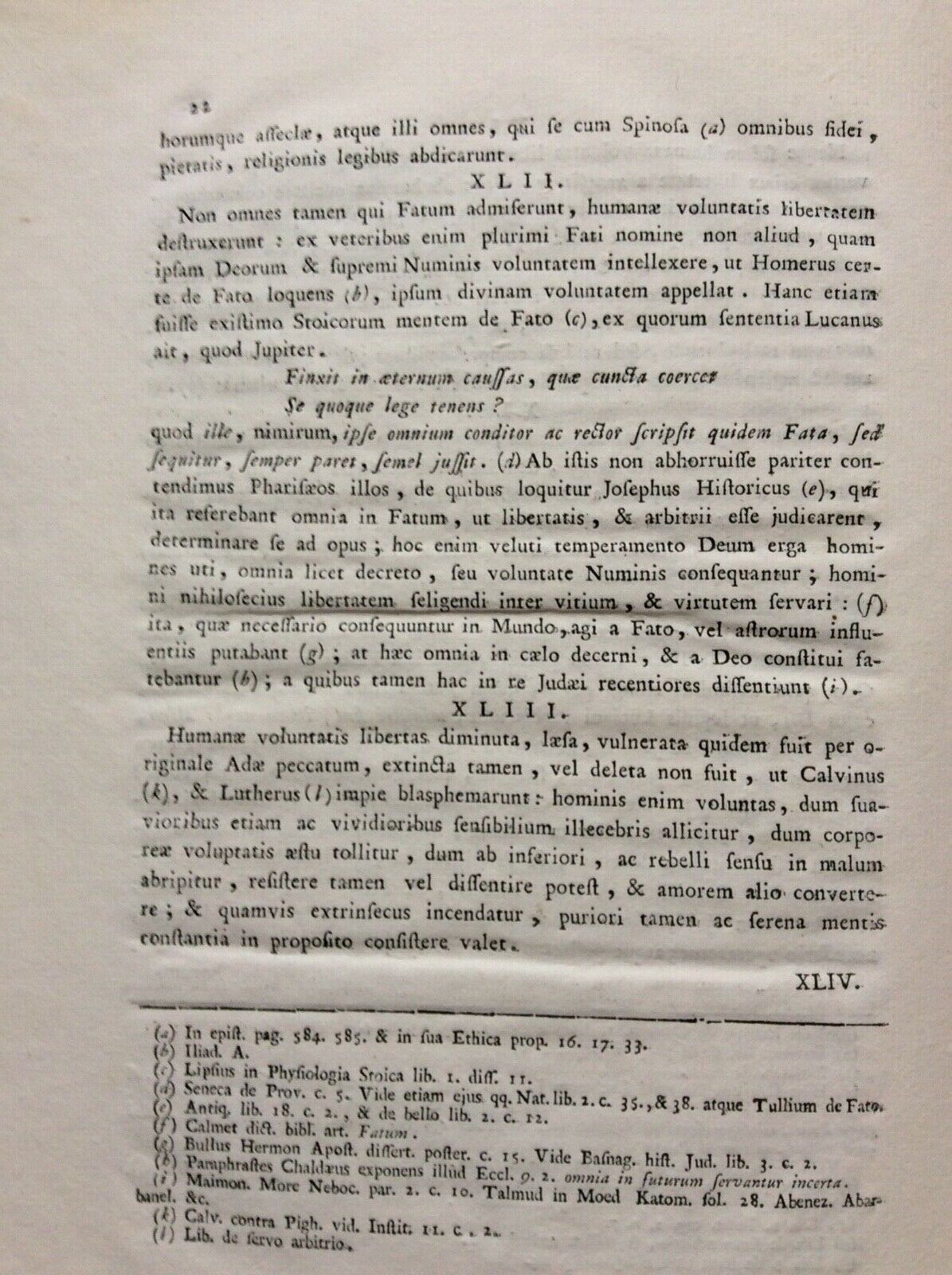 SETTECENTINA, THESES EX PSYCHOLOGIA. MARCO ANTONIO SARTORETTO. VERONAE MDCCLIX