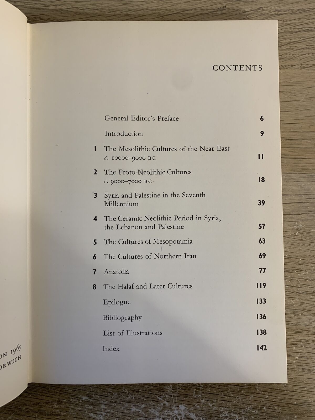 EARLIEST CIVILIZATIONS OF THE NEAR EAST, James Mellaart 1965