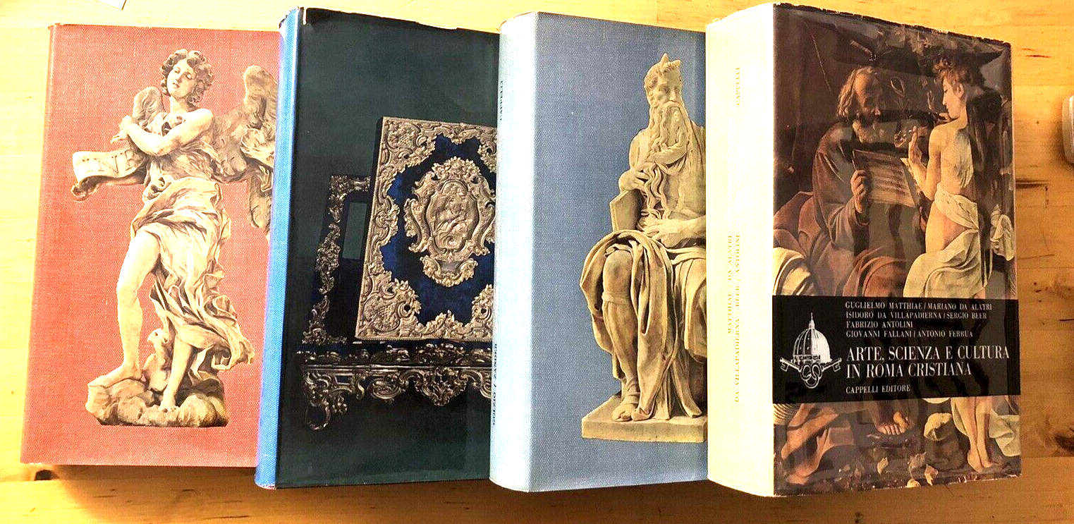 Roma Cristiana Collana Cappelli editore 4 volumi, chiese di Roma, Roma dei Papi