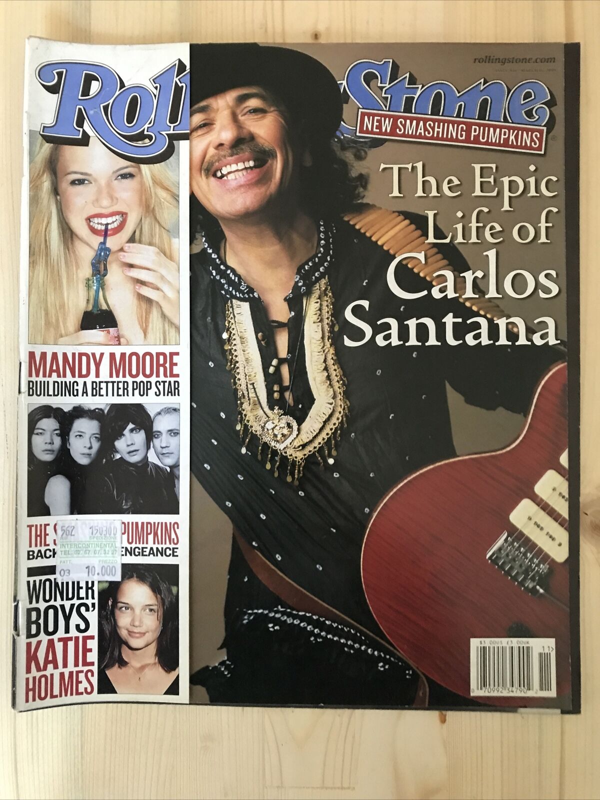 ROLLING STONE MAGAZINE Issue 836 Santana Mar 16 2000 #