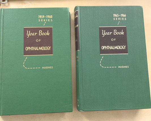 YEAR BOOK OF OPHTALMOLOGY - HUGHES 1965 -1966. 1959 - 1960 #