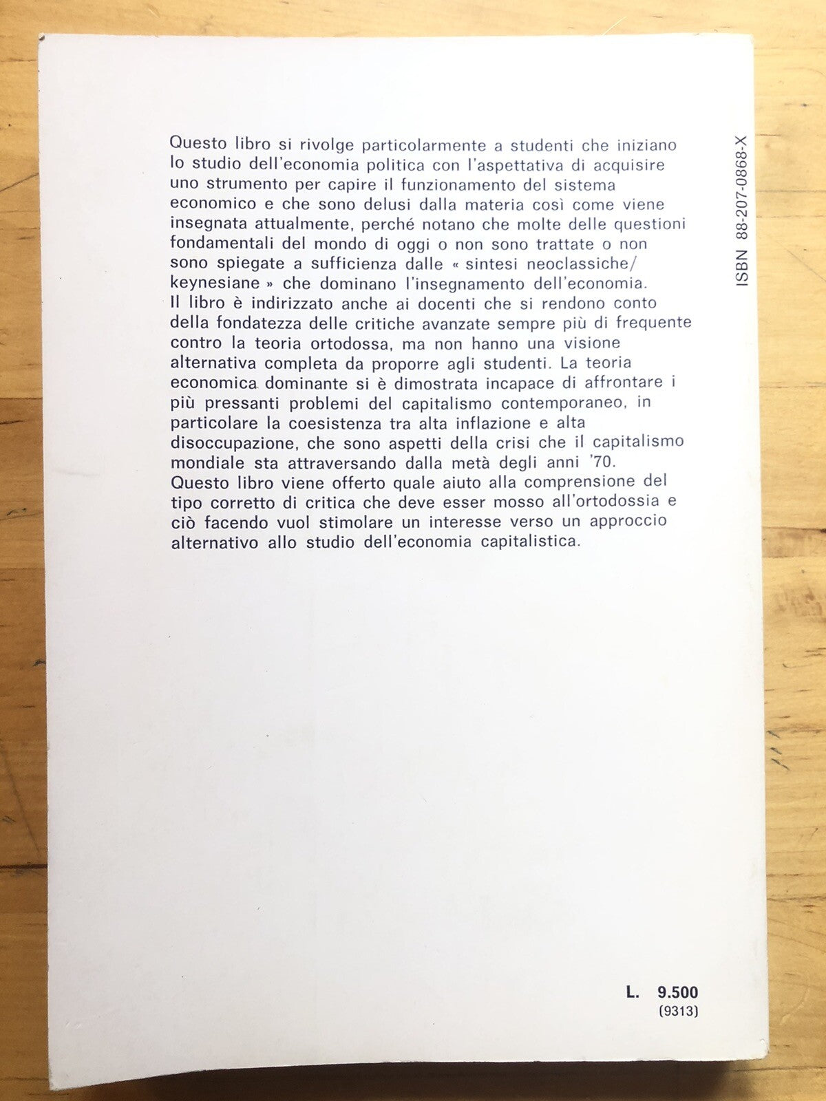 Economia: un contro-testo, Francis Green, Petter Nore. Liguori editore 1981