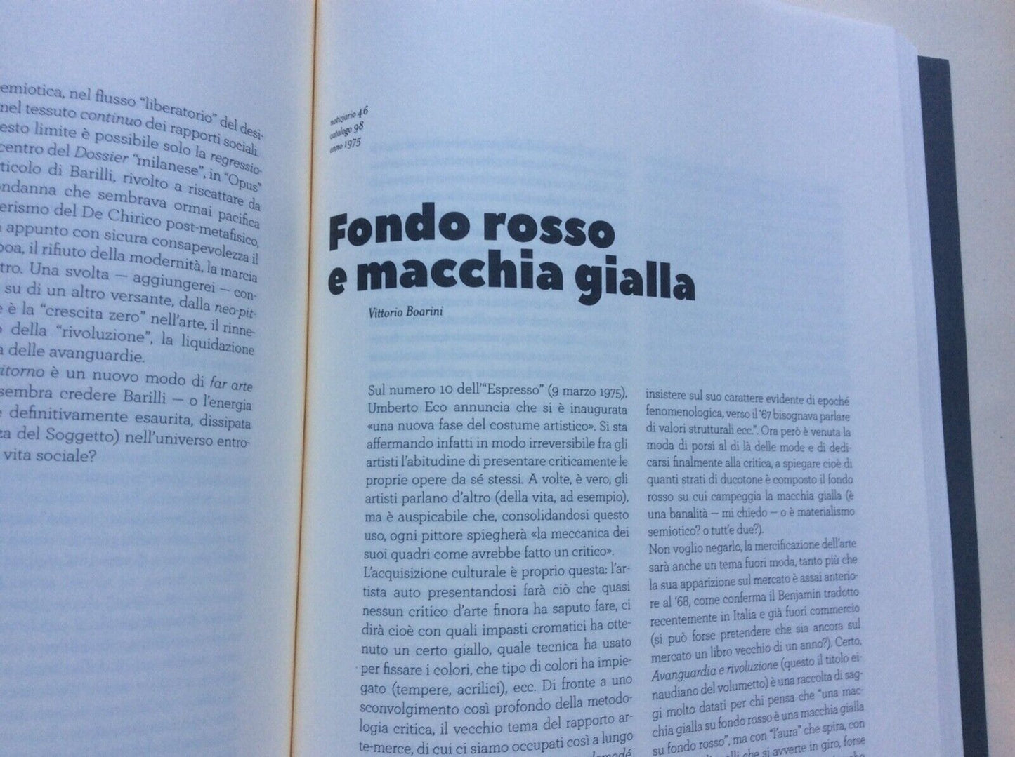 IL NOTIZIARIO DELLA GALLERIA DE’FOSCHERARI 1965-1989, a cura di VITTORIO BOARINI