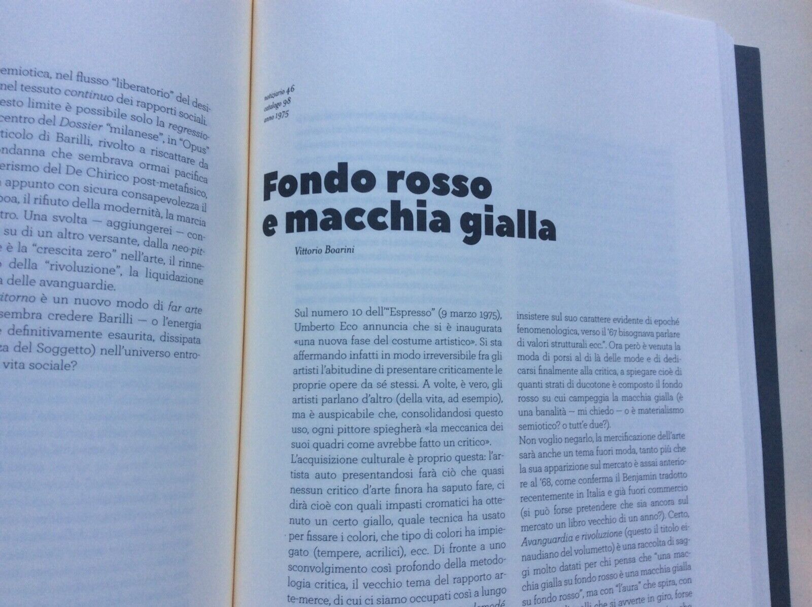 IL NOTIZIARIO DELLA GALLERIA DE’FOSCHERARI 1965-1989, a cura di VITTORIO BOARINI