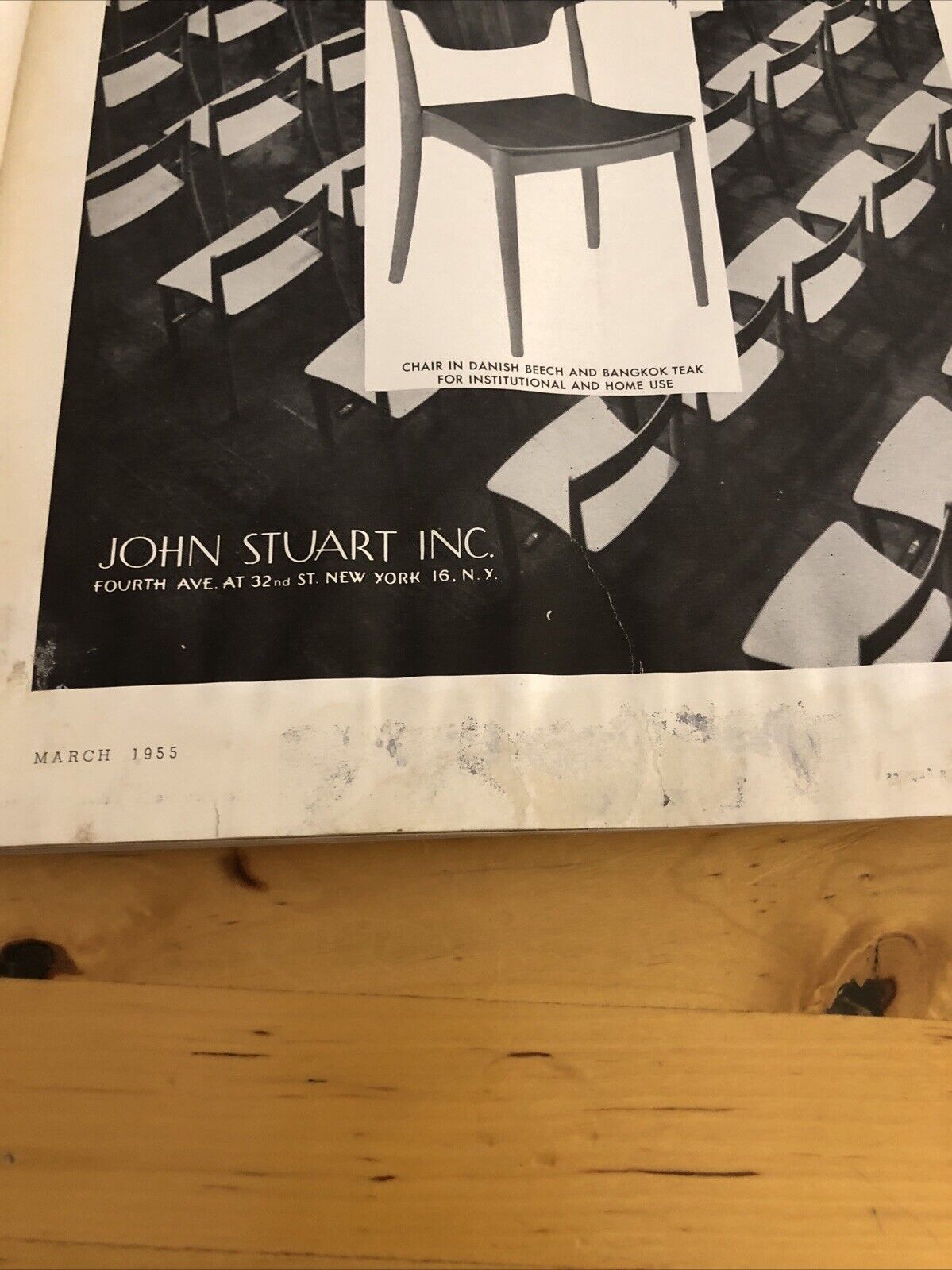 INTERIORS MAGAZINE MARCH 1955 Olga Gueft - RETAIL SHOPS AND STORES