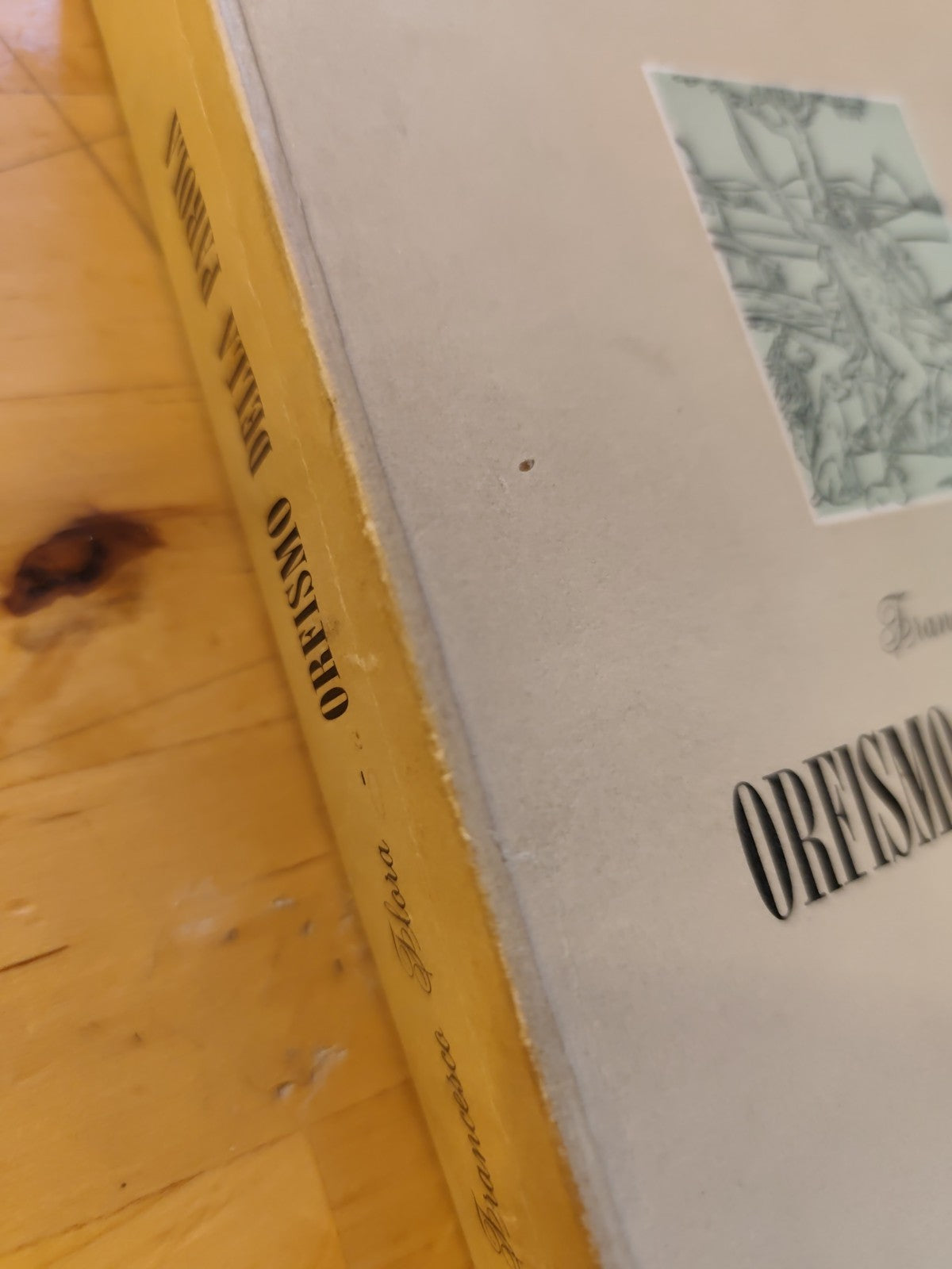 Orfismo della parola Francesco Flora, Cappelli editore 1953