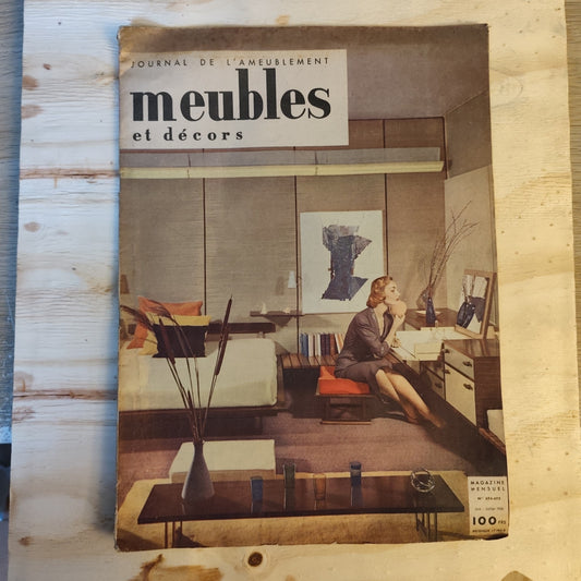 Meubles et decors Journal de L'ameublement 1956 n. 694 695