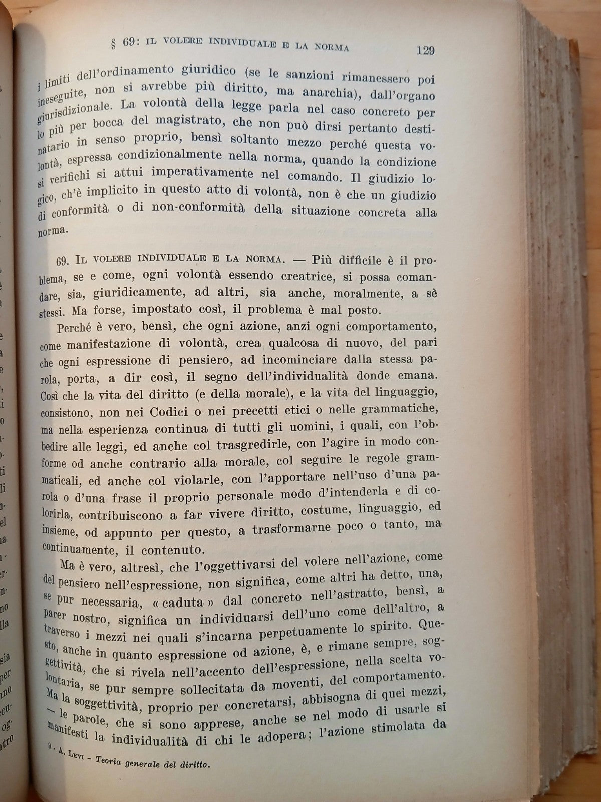 Teoria generale del diritto - Alessandro Levi - CEDAM 1953