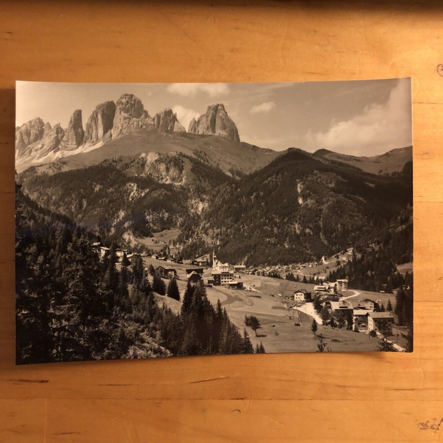 Cartolina VAL DI FASSA - ALBA VERSO IL SASSOLUNGO - NON VIAGGIATA