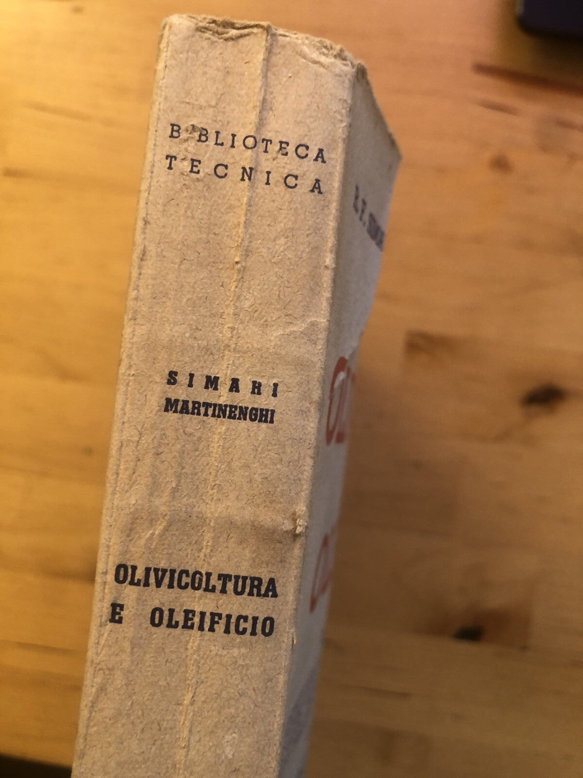 Olivicoltura e oleificio R. F. Simari, G. B. Martinenghi, Hoepli illustrato 1950