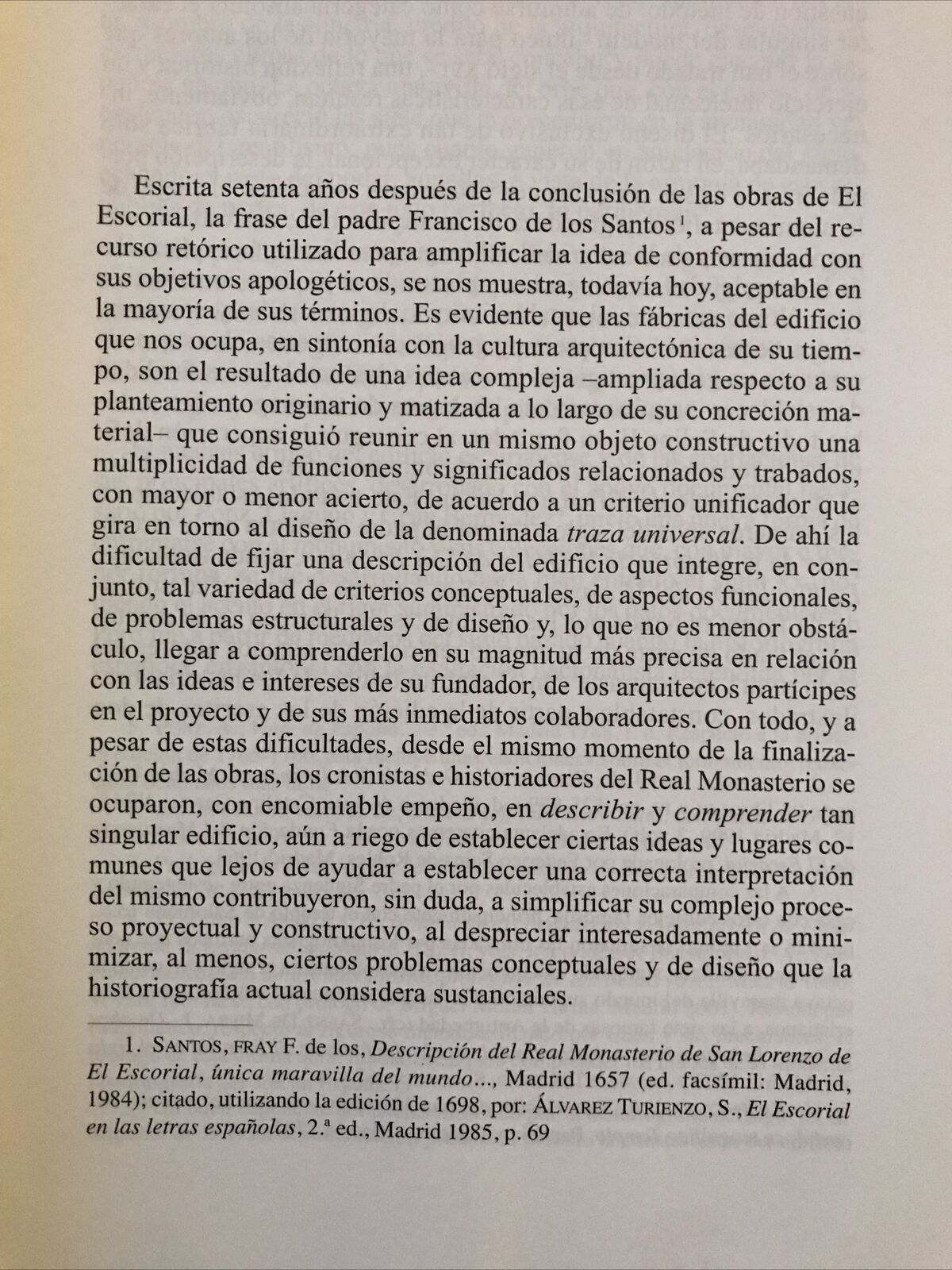 El Monasterio del Escorial y la arquitectura : actas del Simposium