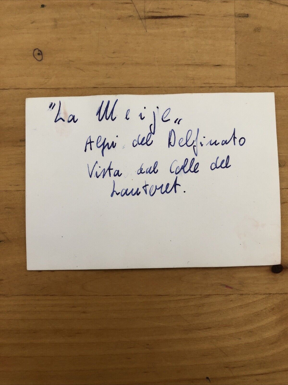 Fotografia ALPI DEL DELFINATO - COLLE DEL LAUTERET Francia Meridionale 1958