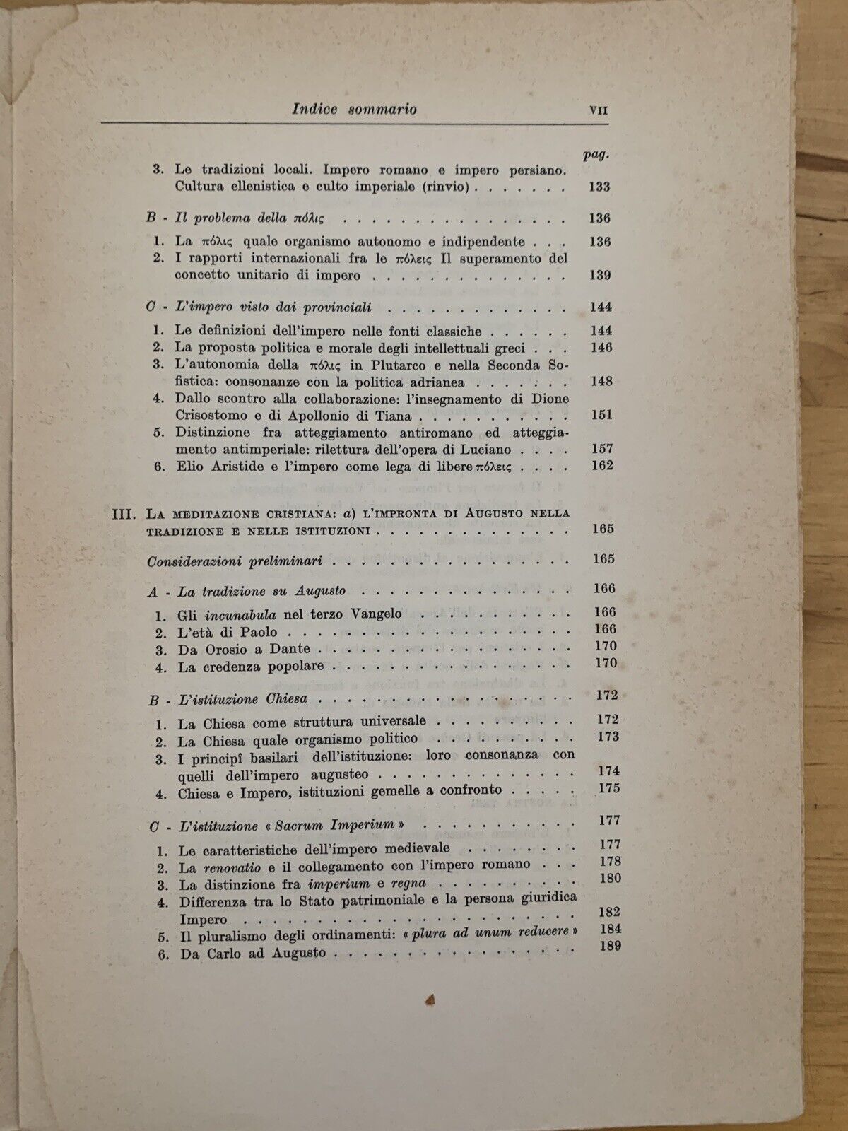 L'IMPERO DI AUGUSTO COME ORDINAMENTO SOVRANNAZIONALE - FABRIZIO FABBRINI, 1974
