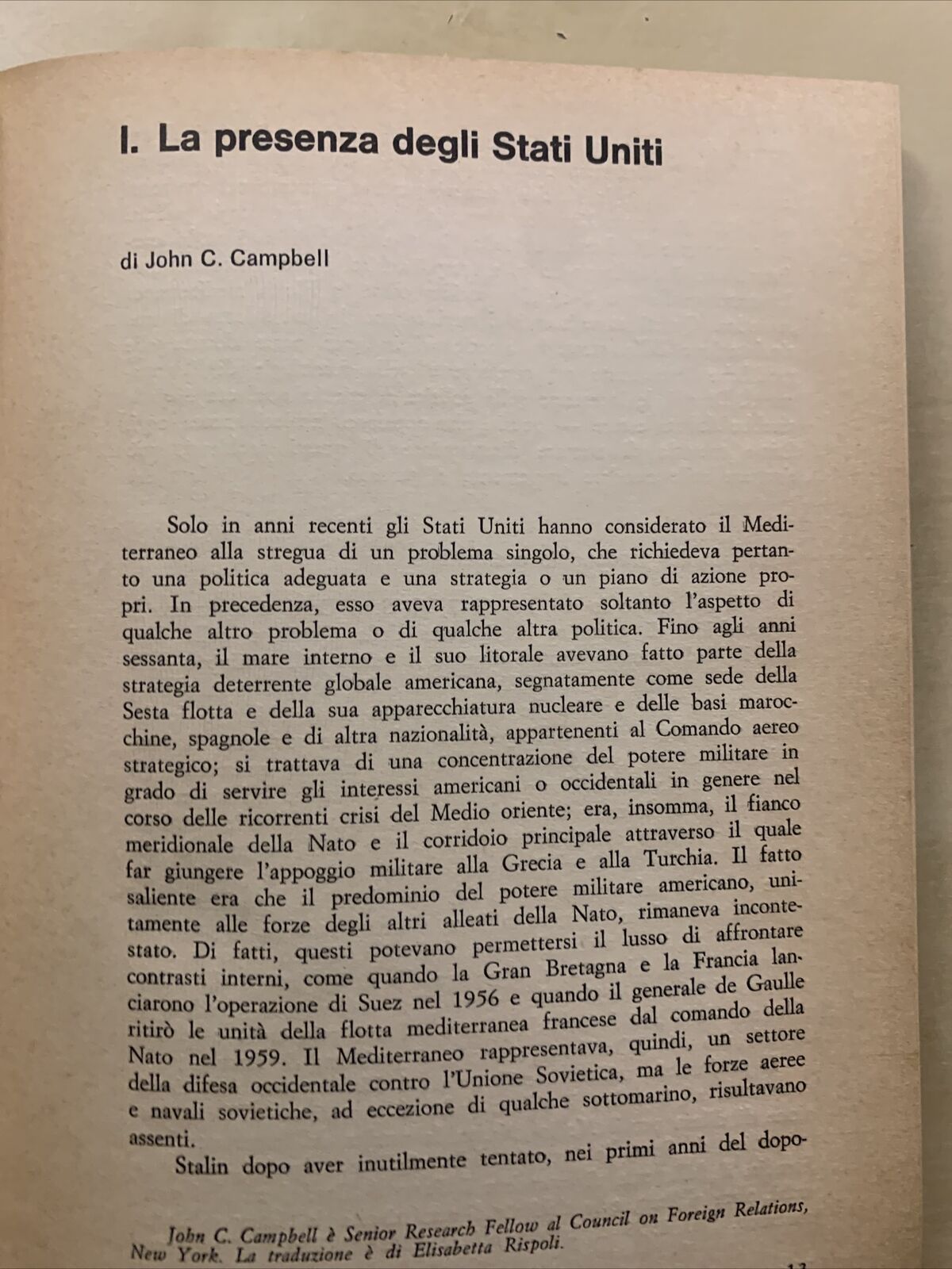 CONFLITTI E SVILUPPO NEL MEDITERRANEO. Adamovic, Aliboni, IL MULINO 1970 #