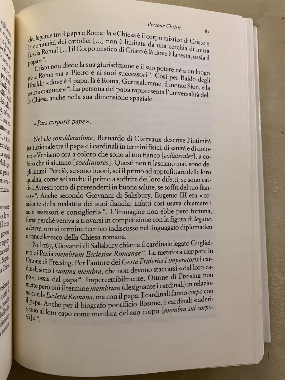 Il corpo del Papa - Agostino Paravicini Bagliani. Einaudi 1994