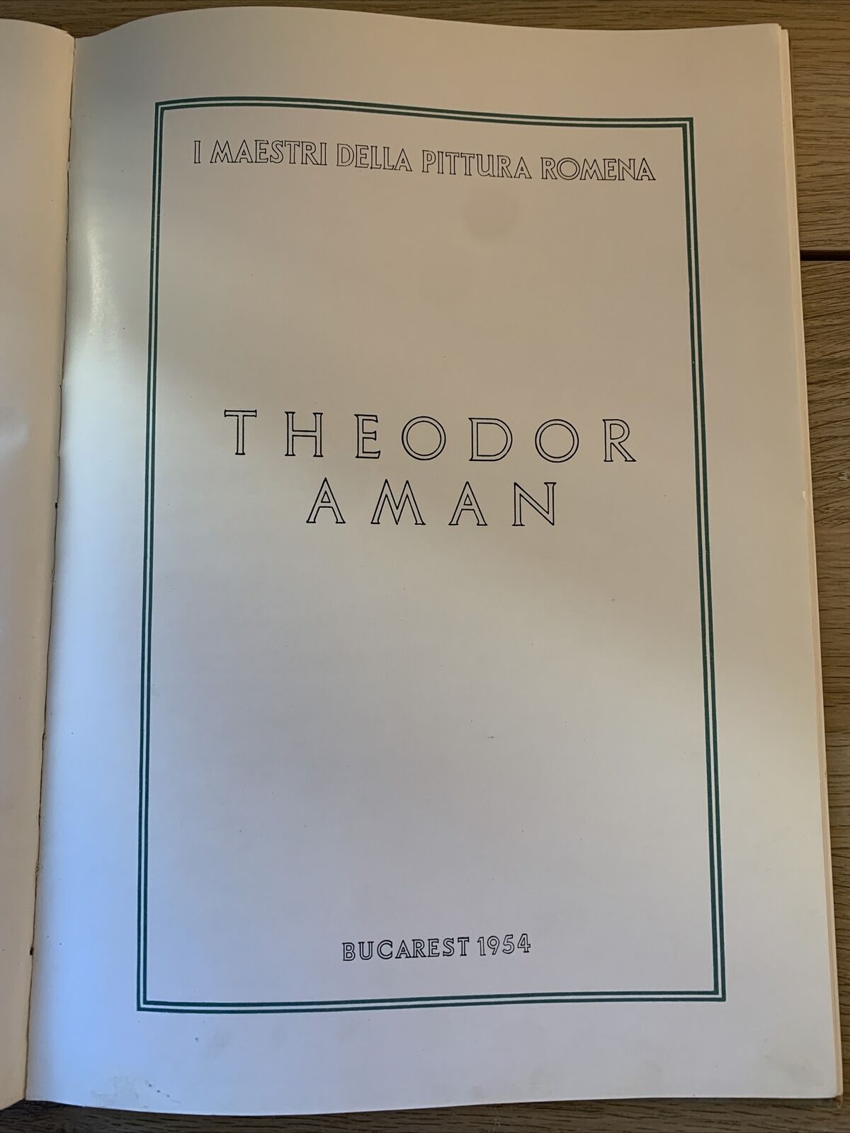 Theodor Aman. I maestri della pittura Romena 1954