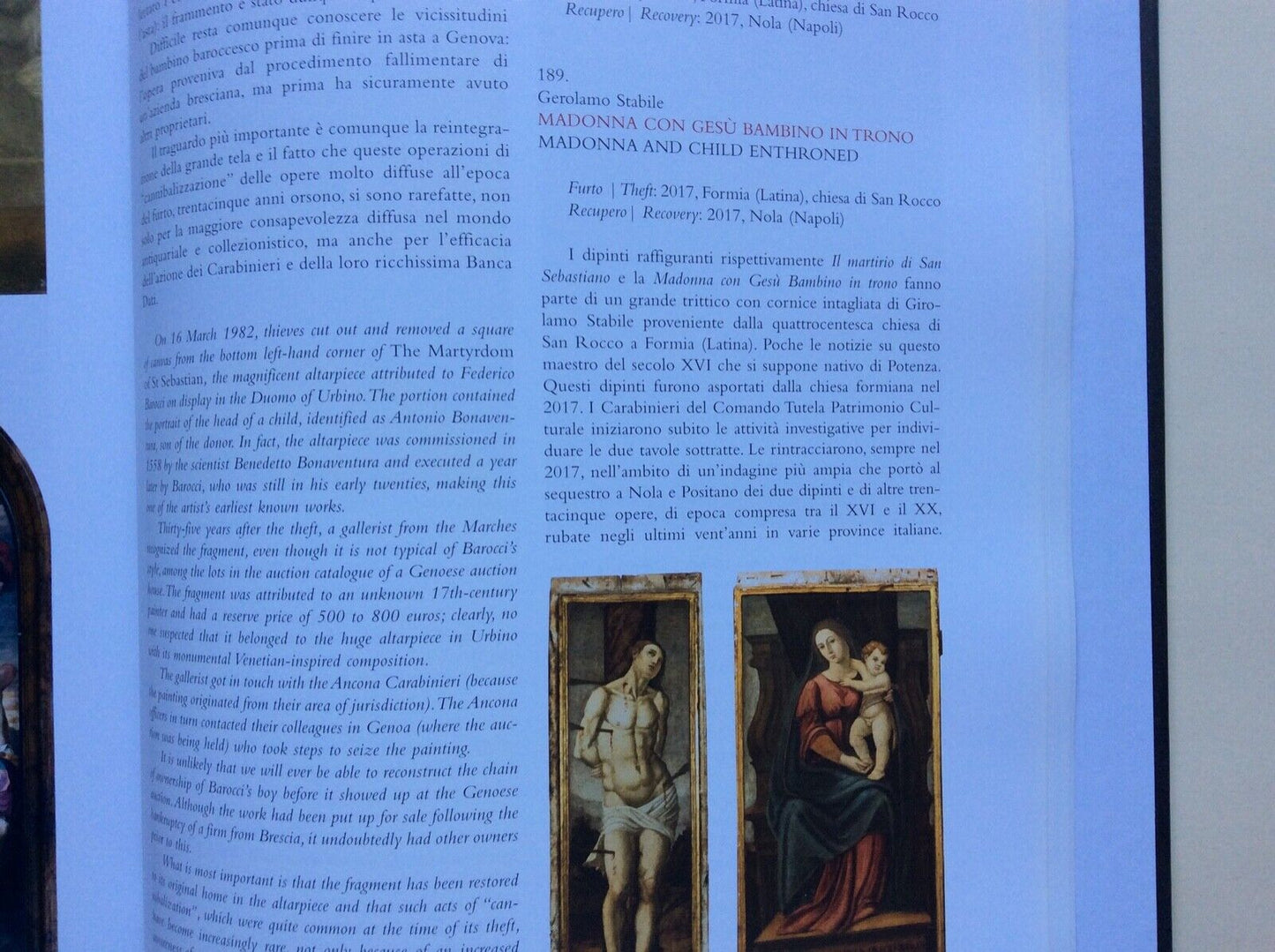 LA TUTELA DEL PATRIMONIO CULTURALE, IL MODELLO ITALIANO, 1969-2019, DE LUCA ED.