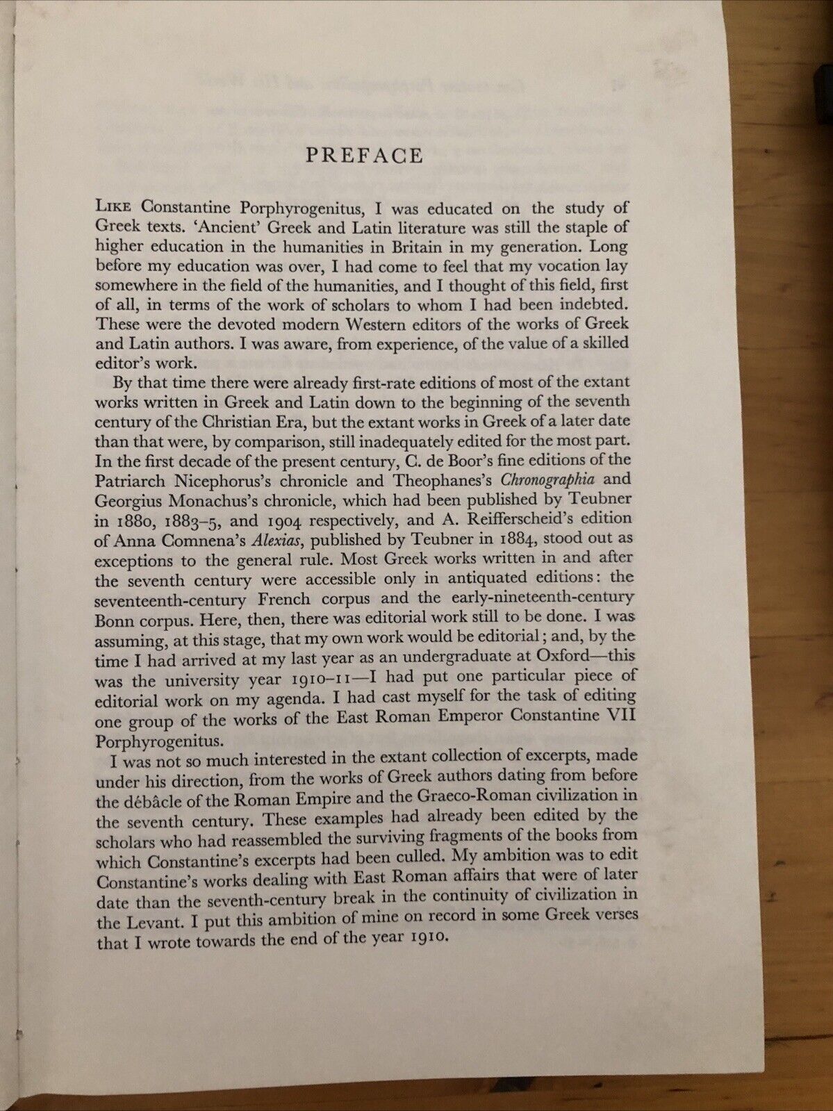 CONSTANTINE PORPHYROGENITUS AND HIS WORLD - ARNOLD TOYNBEE, OXFORD UNIVERSITY