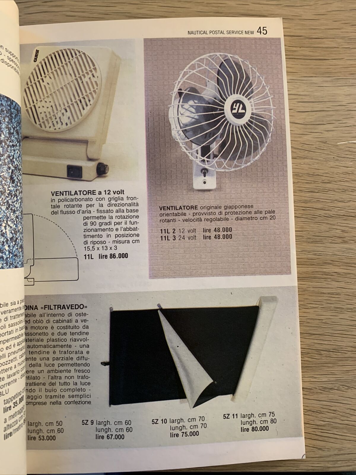 NAUTICAL POSTAL SERVICE - diporto nautico accessori - Catalogo 93-94 #