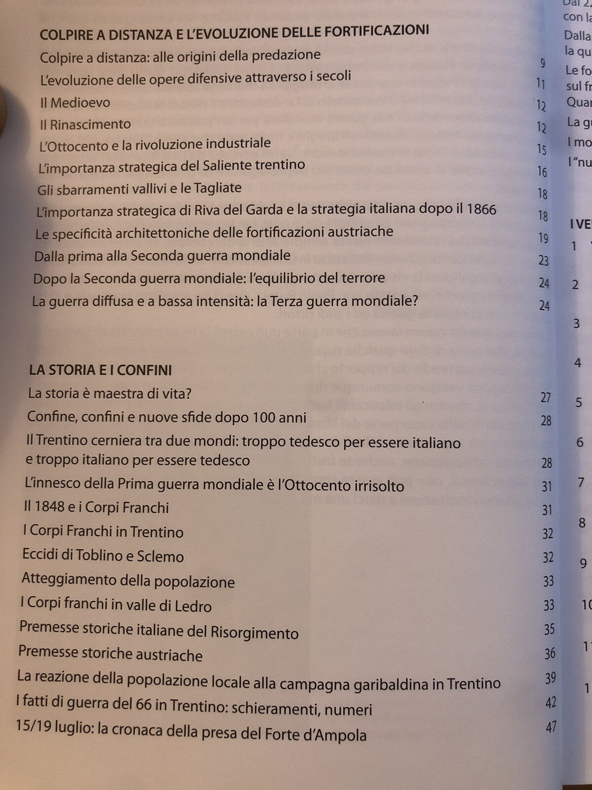 Sentieri di confine, Alto Garda, Ledro. D. Riccadonna M. Zattera Trentino guerra