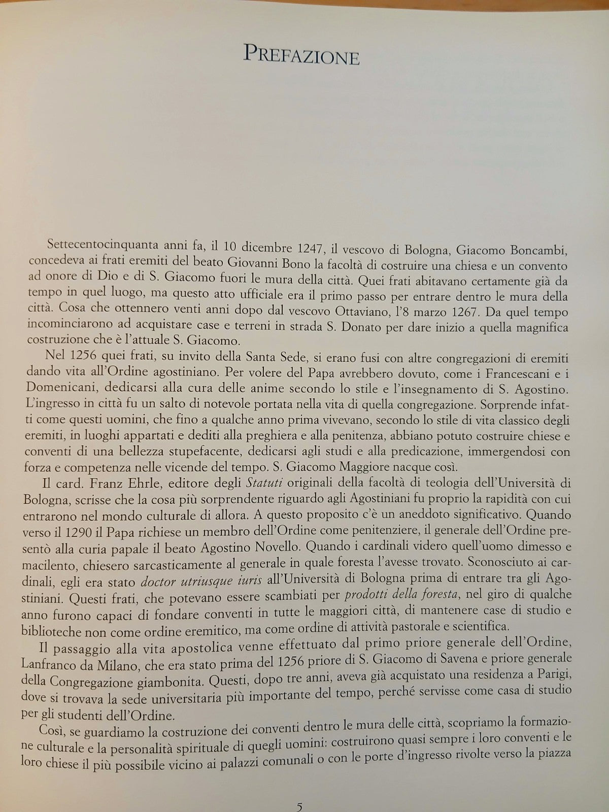 La chiesa di San Giacomo Maggiore in Bologna, Mario Fanti 1998