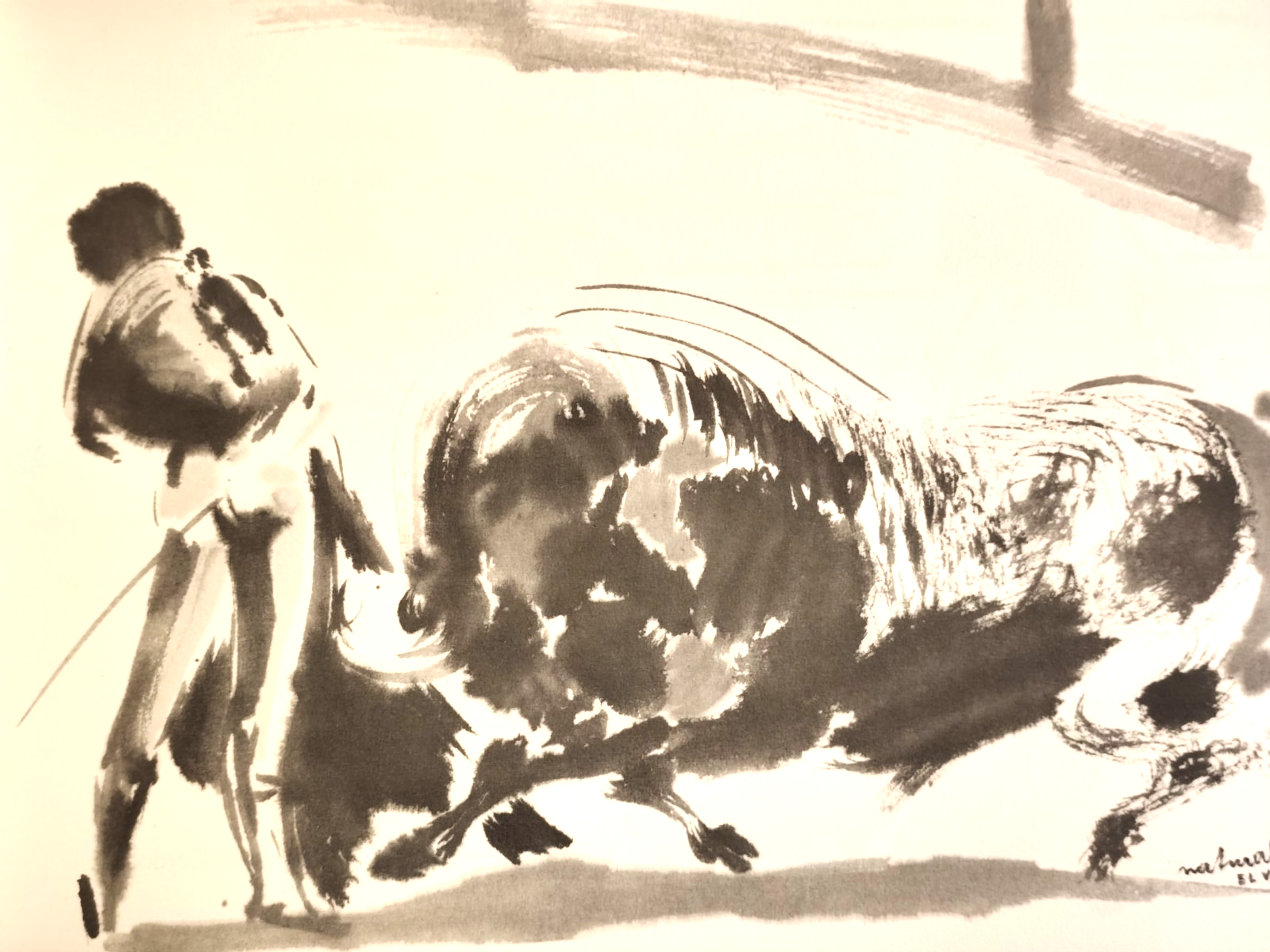 100 tori di Aligi Sassu - Bietti editore 1968