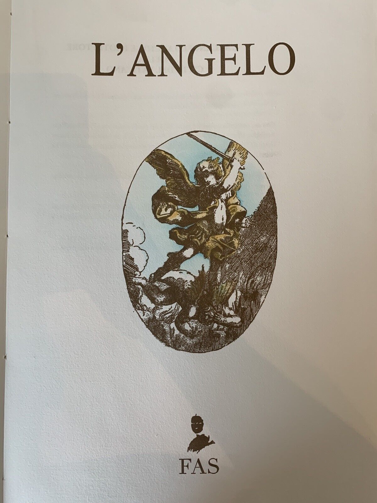 L'Angelo, Elvio Marchionni, FAS fondazione archivio storico 2016