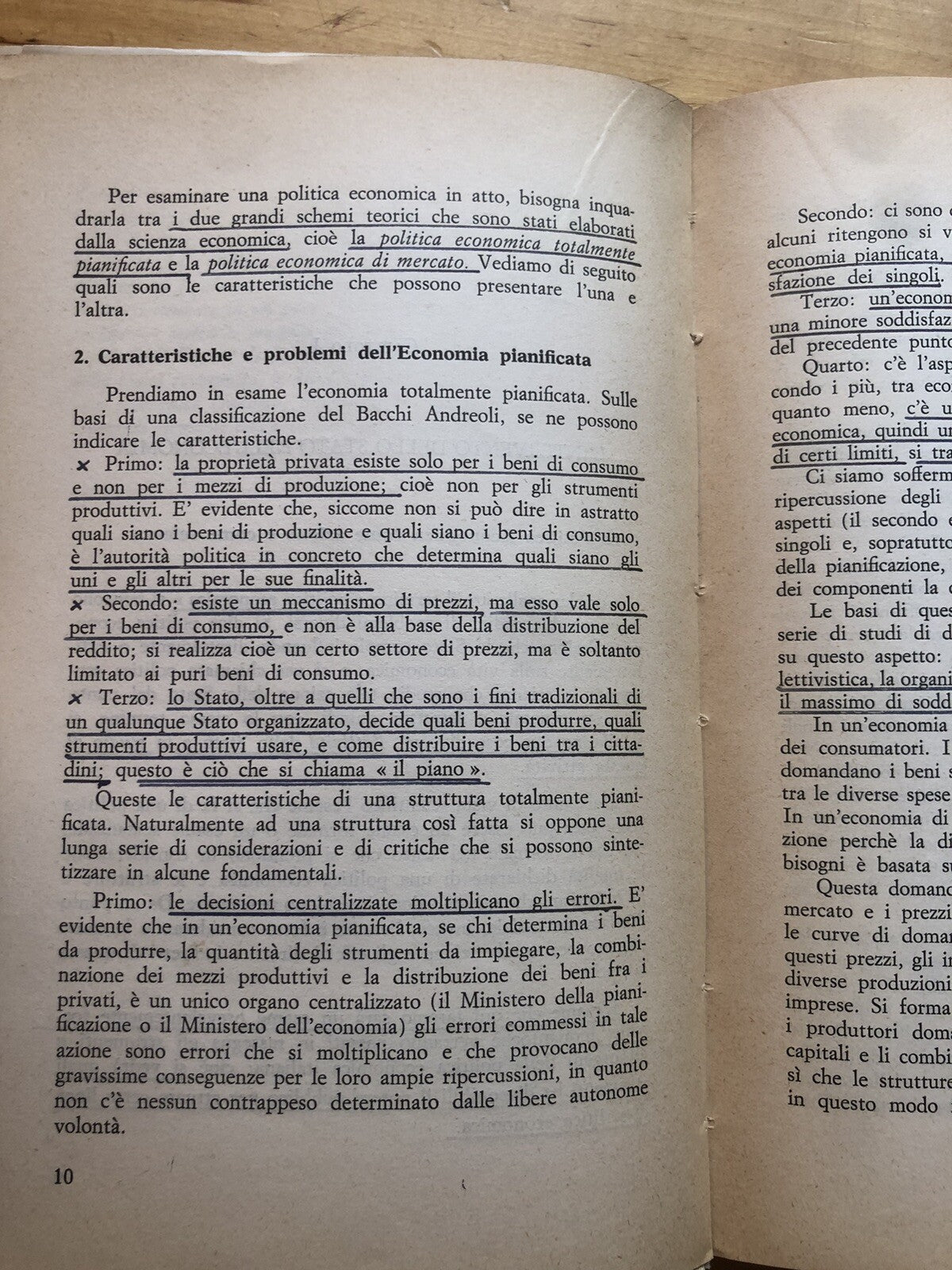 Gli organi dello Stato - E. Anceschi, la politica economica nella vita scoiale