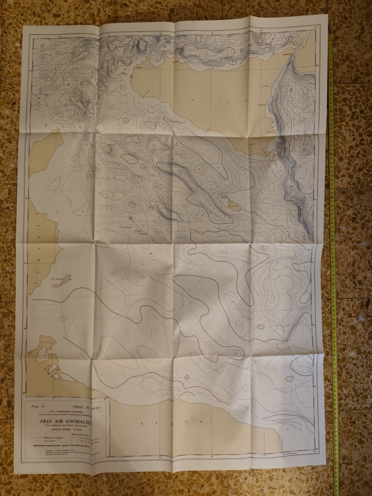 Cartografie geologia tettonica geofisica batimetria Italia, 27 ampie cartografie