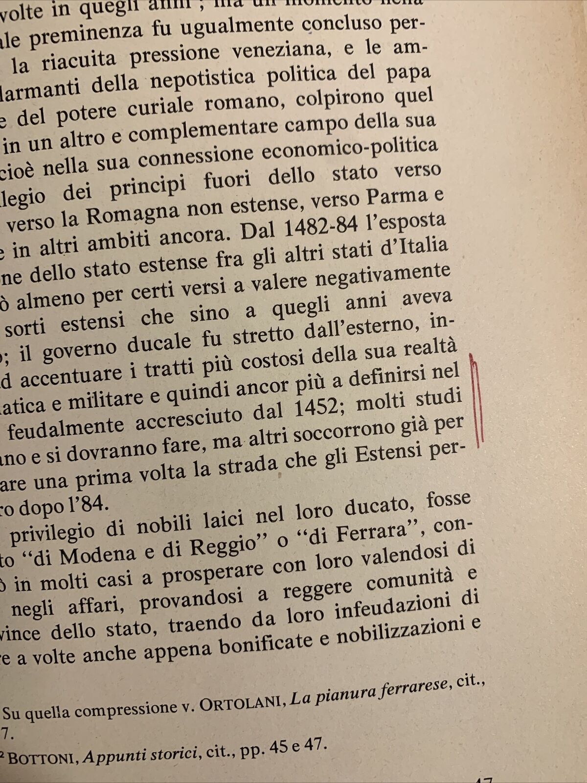 Per una storia dello stato Estense, dal quattrocento all' . . cinquecento.Marini