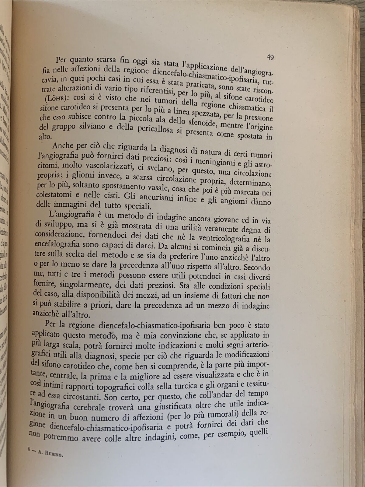 PATOLOGIA E CLINICA REGIONE DIENCEFALO-CHIASMATICO-IPOFISARIA. ALFIO RUBINO 1937