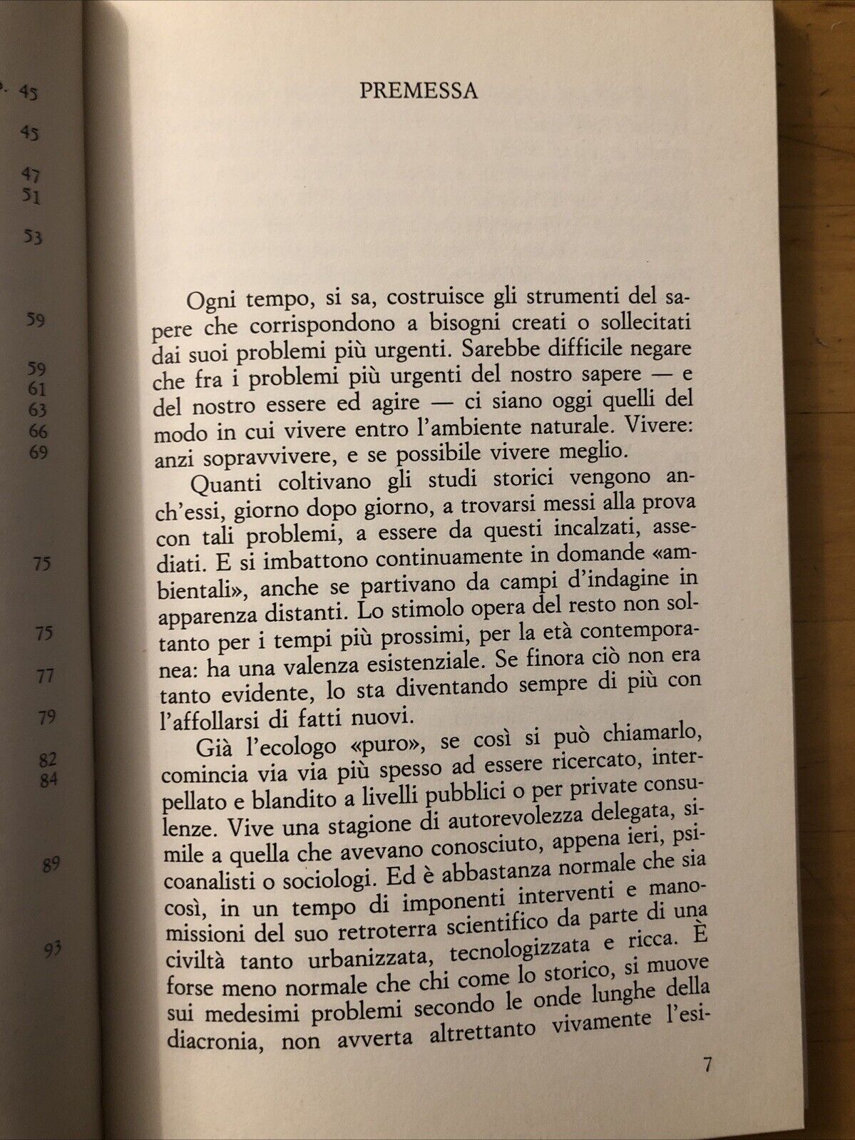 L'ambiente come storia, Alberto Caracciolo - il Mulino 1988