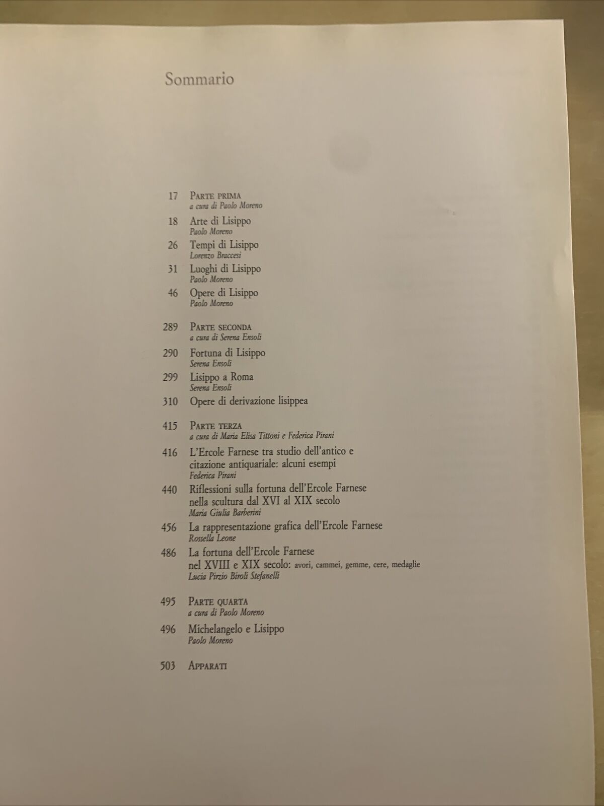 LISIPPO - L'arte e la fortuna. Fabbri editori 1995