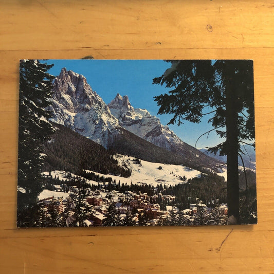 Cartolina DOLOMITI, S. MARTINO DI CASTROZZA, CIMA VAL DI RODA, VIAGGIATA