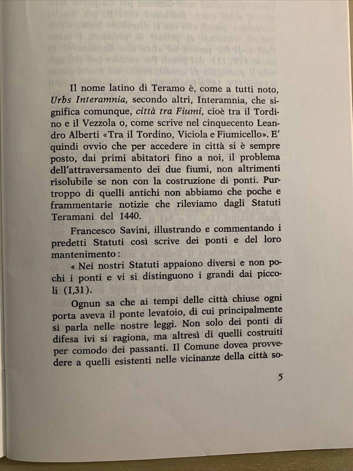 TERAMO E I SUOI VECCHI E NUOVI PONTI - Carino Gambacorta. Edizioni Eco 1967 #
