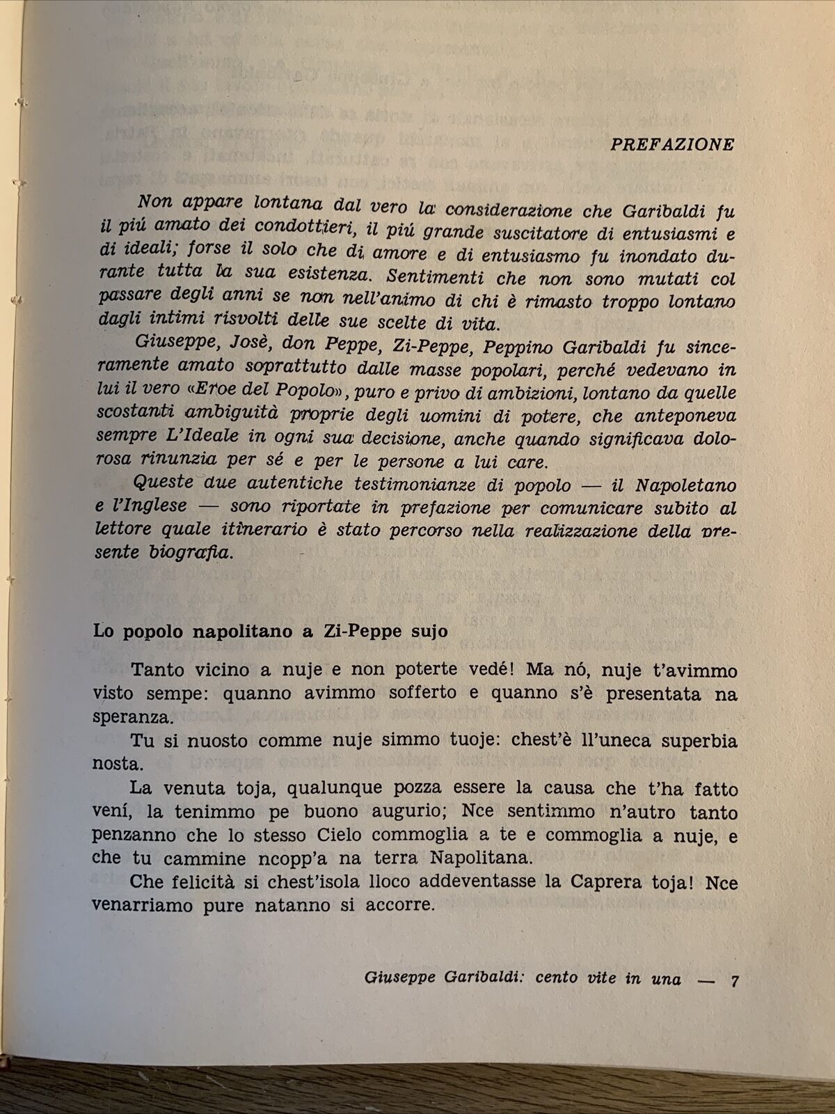 Giuseppe Garibaldi cento vite in una - Nino D'Ambra. A. Grassi 1983 #