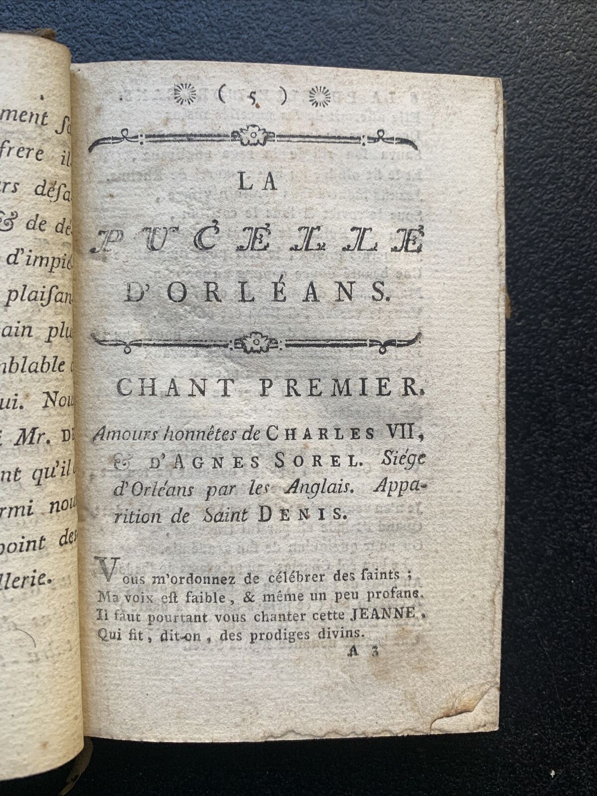 La Puccelle d'Orleans - Poeme Heroi - comique. 1774 #