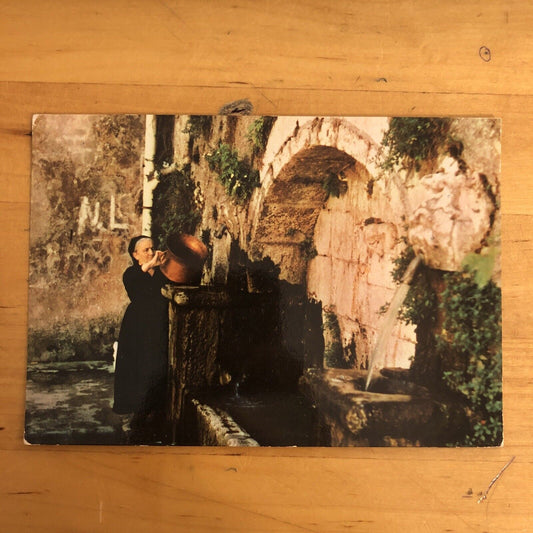 CARTOLINA - SCANNO - FONTE DEL PISCIARELLO - NON VIAGGIATA