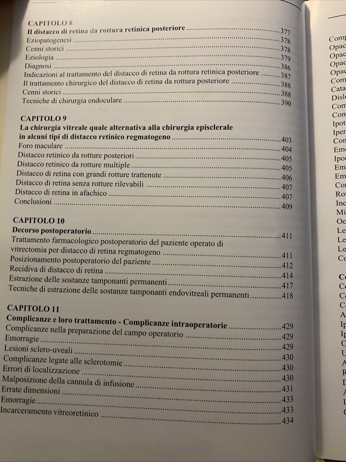 LA CHIRURGIA VITREORETINICA NEL DISTACCO DI RETINA REGMATOGENO. Molfetta Ghedini