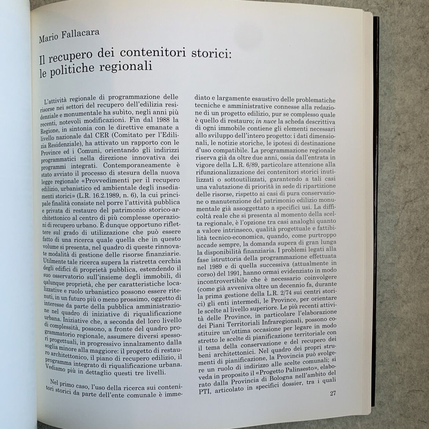 L'ULTIMA CITTÀ POSSIBILE - Regione Emilia Romagna, Edizioni Age 1991 #