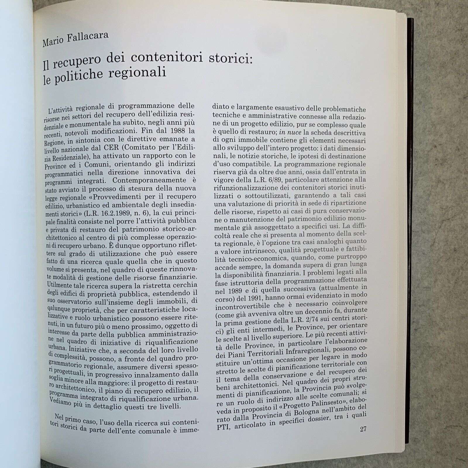 L'ULTIMA CITTÀ POSSIBILE - Regione Emilia Romagna, Edizioni Age 1991 #