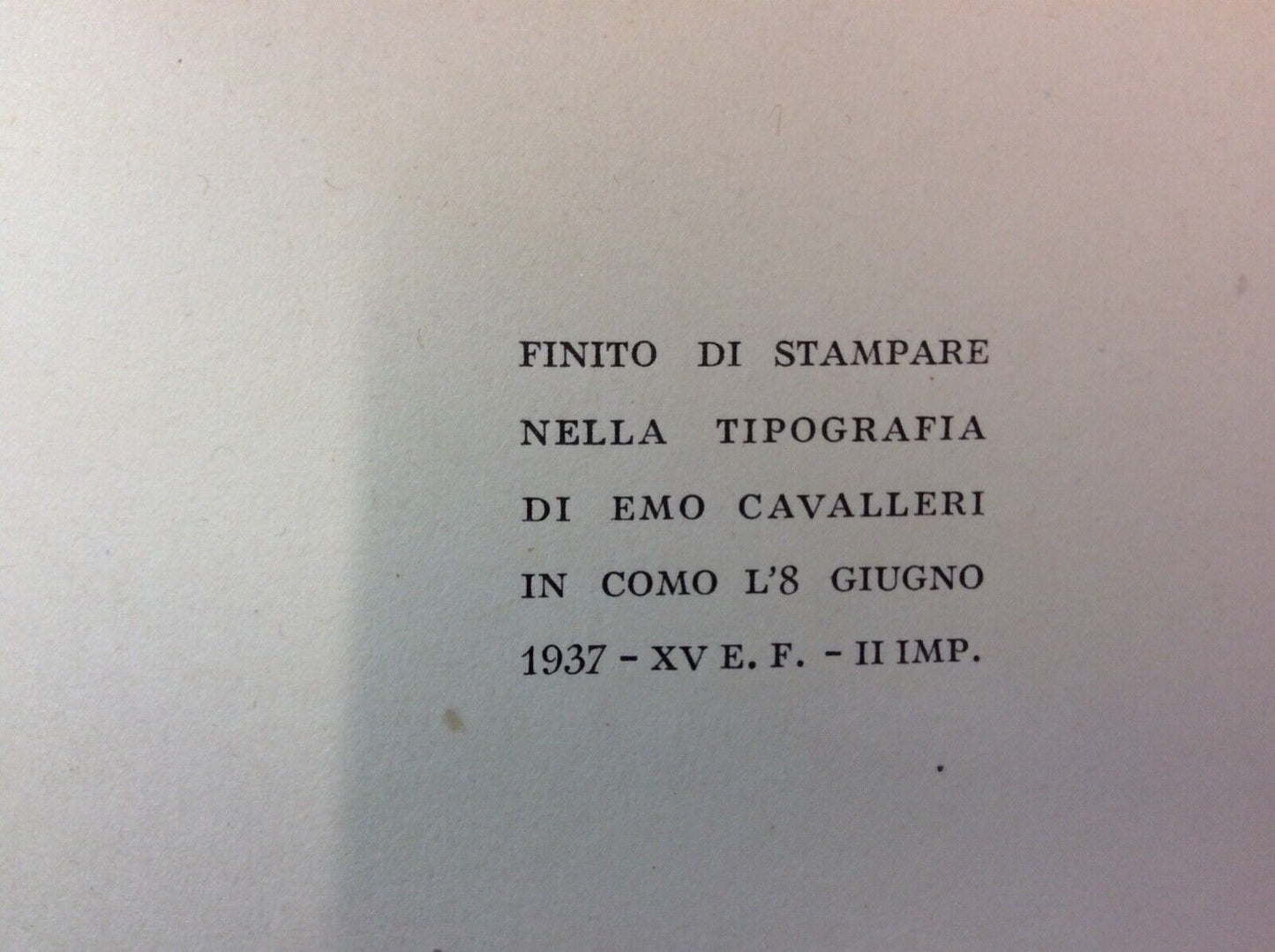 CANTI MEDITERRANEI, MEVIO GABELLINI, CAVALLERI EDITORE 1937