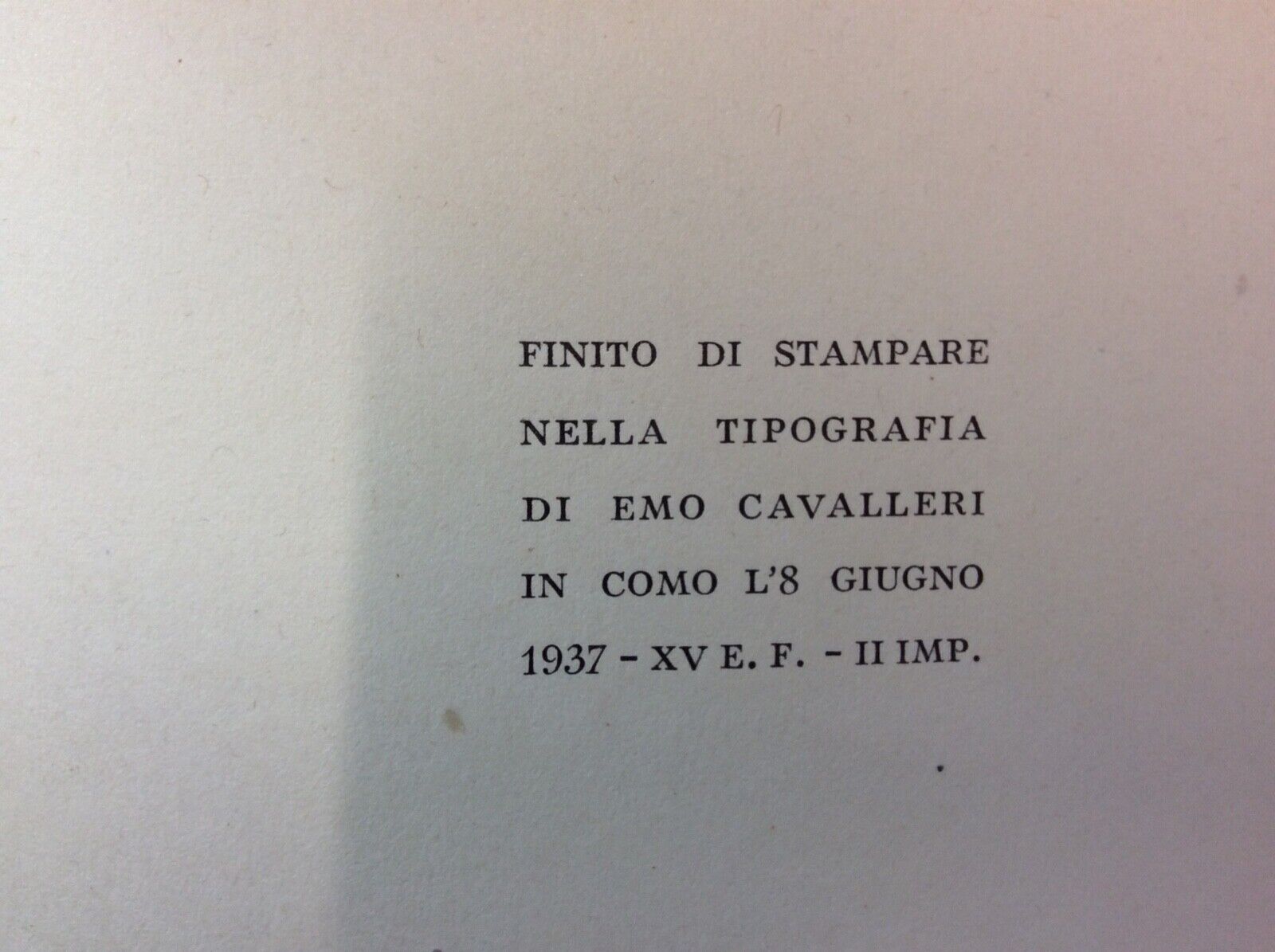CANTI MEDITERRANEI, MEVIO GABELLINI, CAVALLERI EDITORE 1937