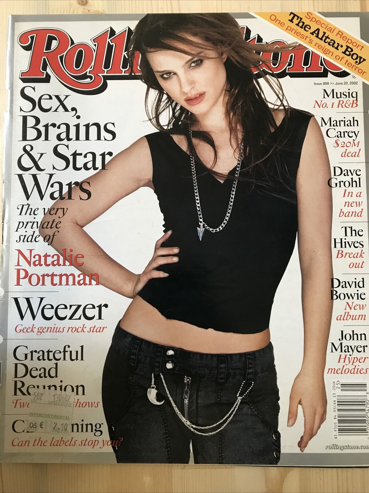 Natalie Portman June 20 2002 ROLLING STONES Magazine issue #898 #