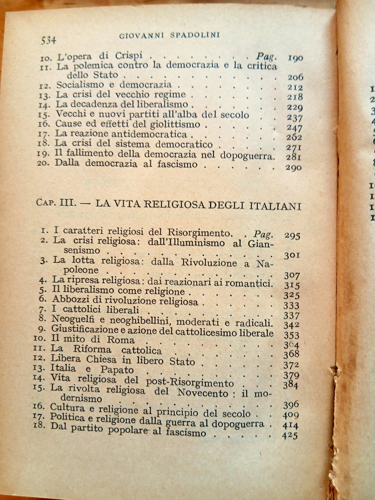 Ritratto dell'Italia moderna - Giovanni Spadolini, Vallecchi editore 1948