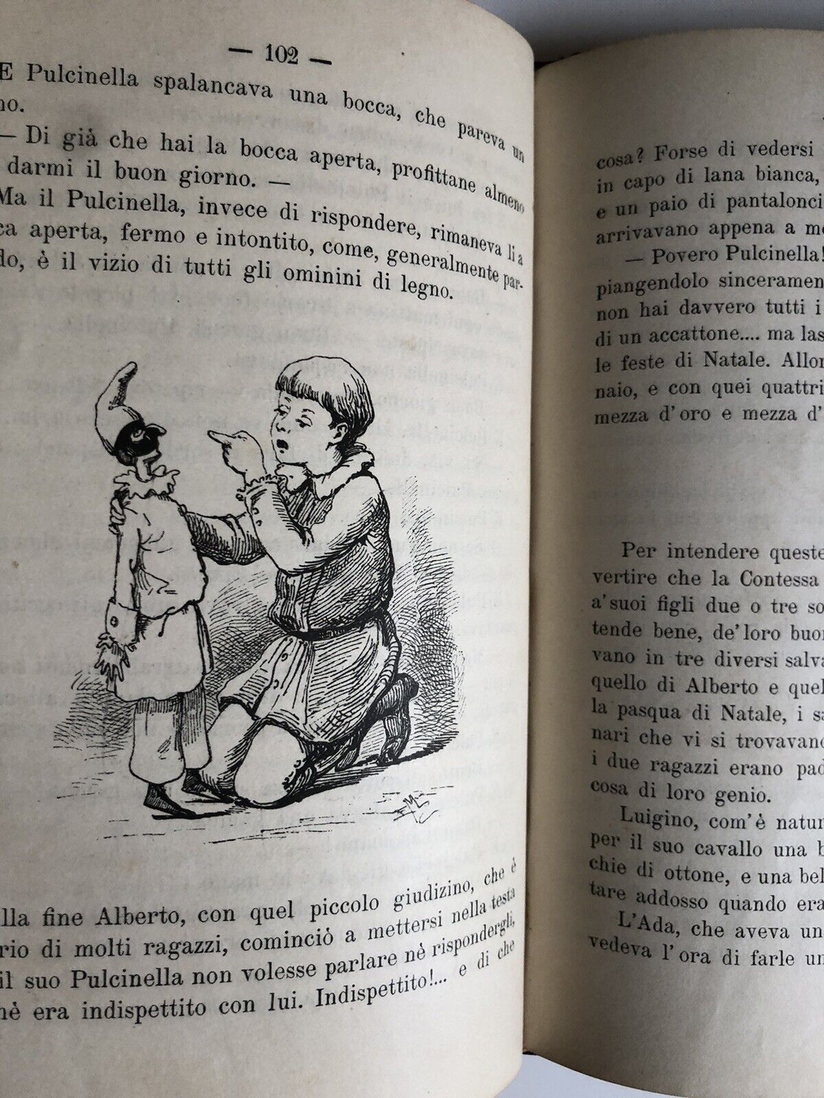 Carlo Collodi - Storie Allegre, libro per ragazzi illustrato da E. Mazzanti 1894
