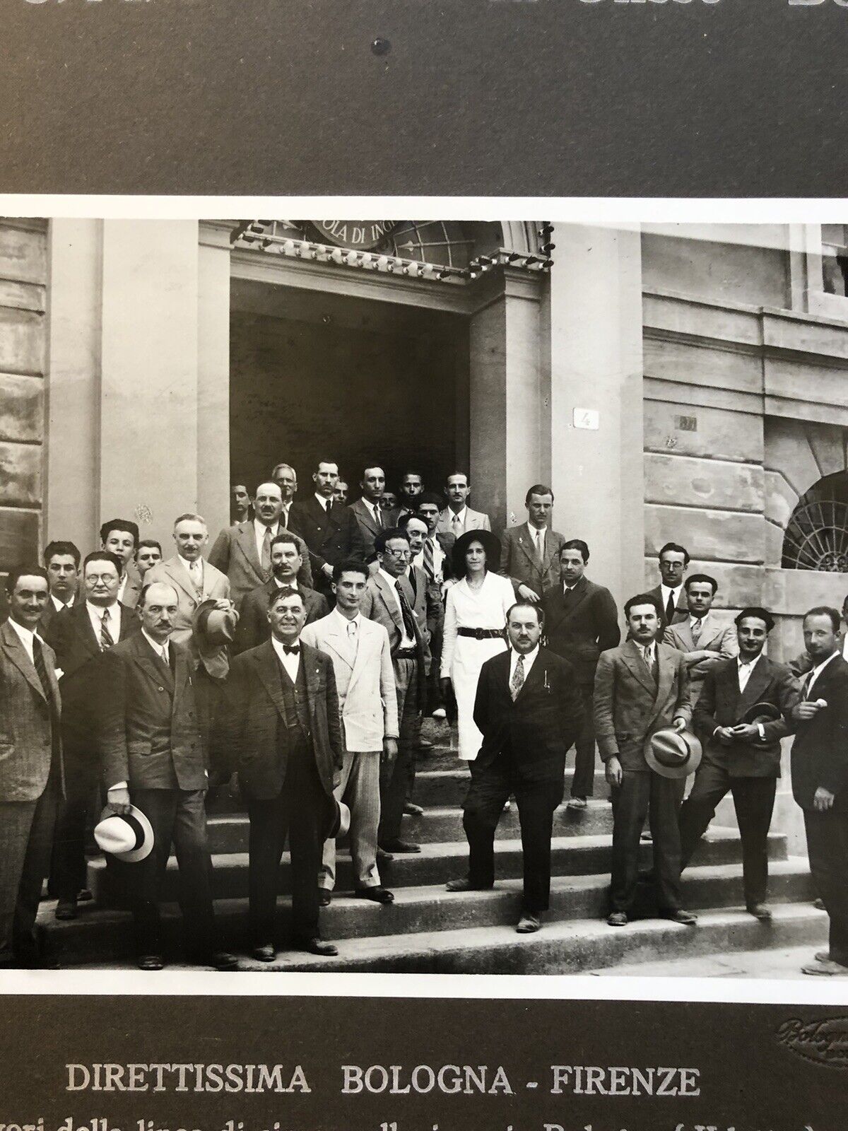 FERROVIE direttissima Bologna Firenze -  Impresa C.M. Flli Toschi fu Ulisse 1931