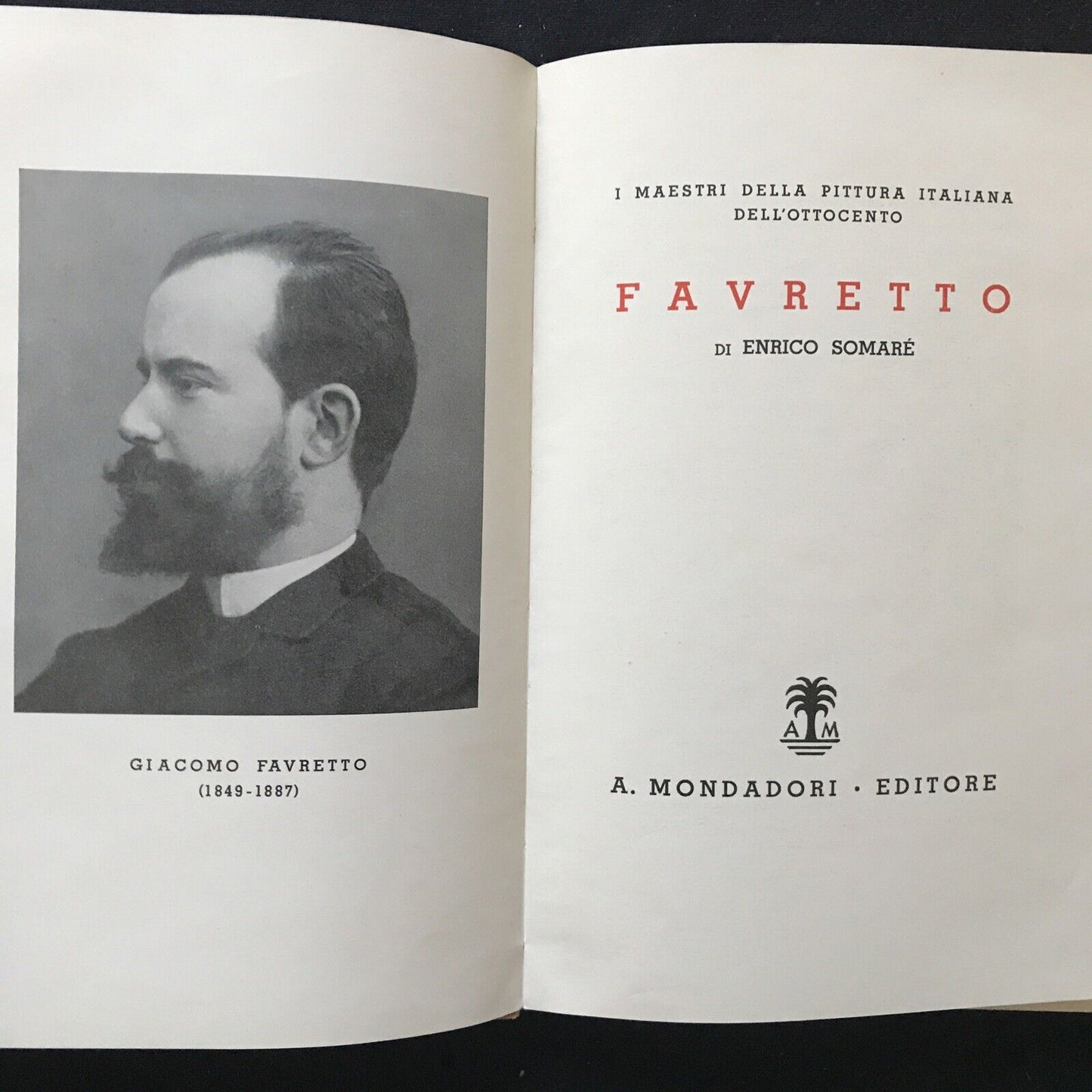 GIACOMO FAVRETTO, Enrico Somaré, Mondadori